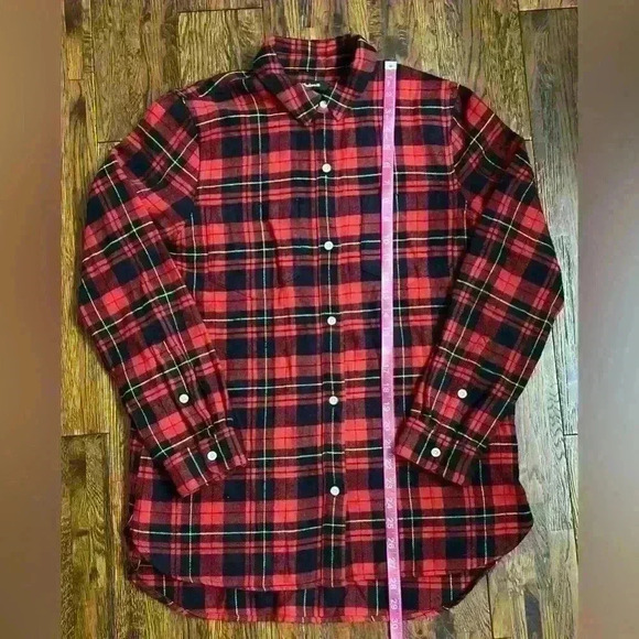 MADEWELL Classic Ex-Boyfriend Shirt in Kirtling Plaid - Picture 6 of 12